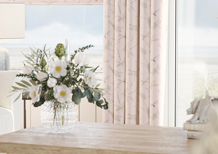 Dragonflies, Pink - Made to Measure Curtains - Image 5